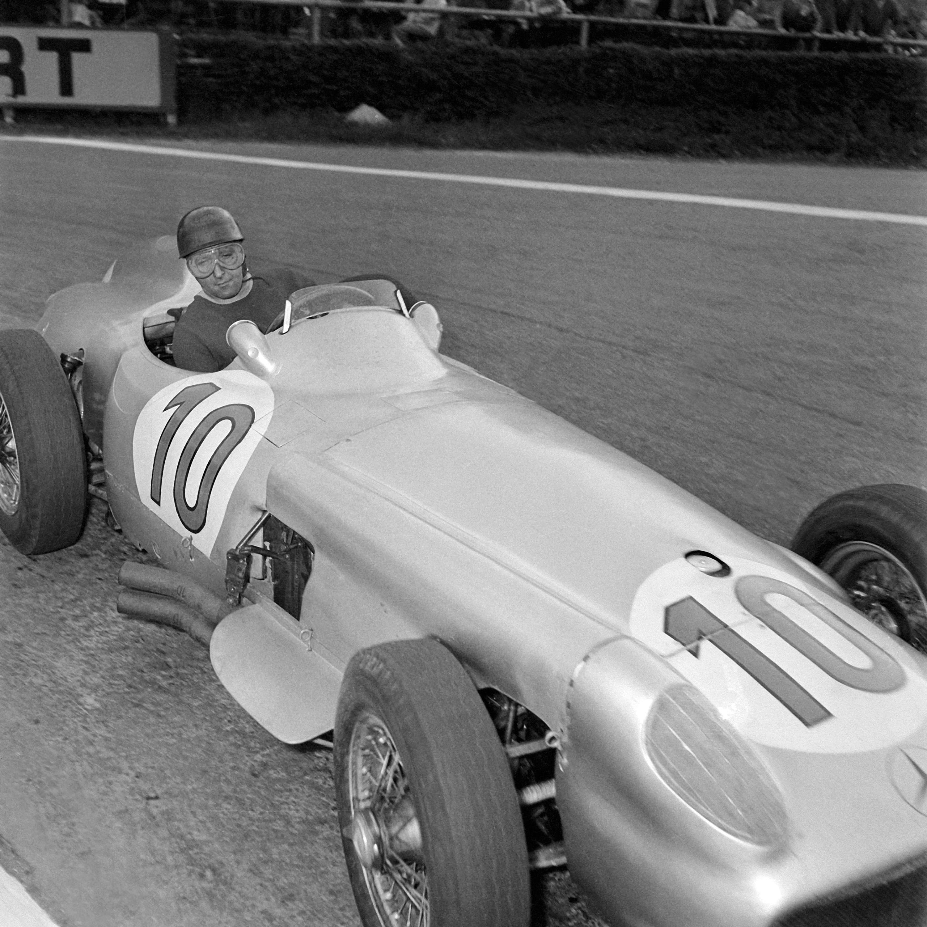 Fangio à SPA à 1954
